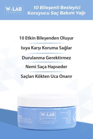 10 Bileşenli Besleyici Koruyucu Saç Bakım Yağı 250 ml - 2