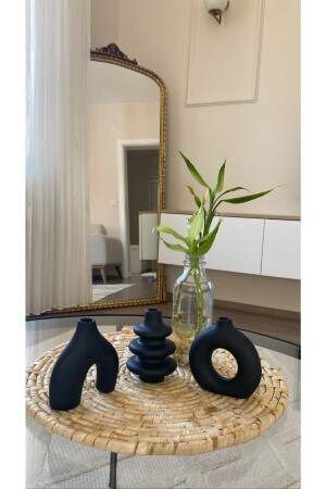 مجموعة من الحجم الحد الأدنى من 3 حاويات البوهمية الحجم المزخرف - Rç Dekor