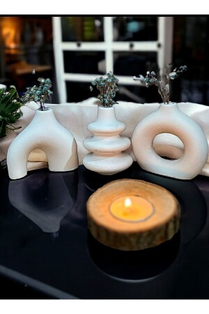 مجموعة من الحجم الحد الأدنى من 3 حاويات البوهمية الحجم المزخرف - Aymumi Home