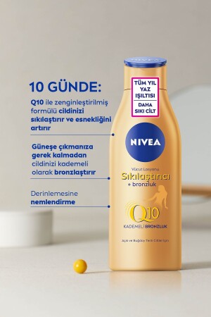 10 Günde Q10 Sıkılaştırıcı ve Kademeli Bronzlaştırıcı Vücut Losyonu 2 X 200 Ml - 3