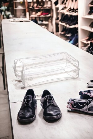 مجموعة من صناديق الأحذية من 10 - المواد الشفافة - مجموعة اقتصادية - Milenay