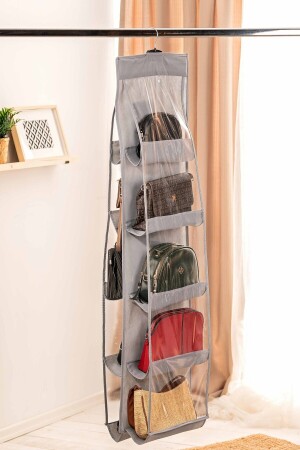 10-Pocket-In-Closet-Taschen- und Schuh-Organizer Anthrazit - 5