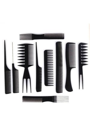 10 professionelle Friseurkämme – Friseurkamm-Set mit Tasche - 2