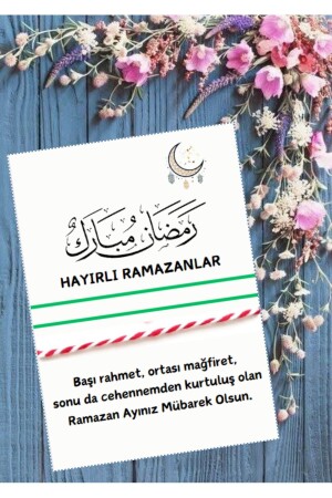 10 Ramadan-Grußkarten und Marteniçka-Armband – Ramadan-Geschenk - 1