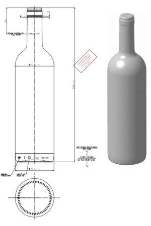 10 Stück 750 cc Glasflasche Ölflasche mit Korkverschluss 599475 599475. 10 - 5