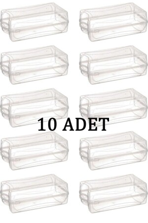 10 Stück Damen-Schuhkarton, transparente Schuhaufbewahrungsbox. 10 Stück - 2