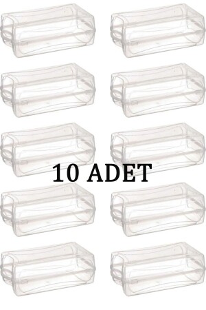 10 Stück Damen-Schuhkarton, transparente Schuhaufbewahrungsbox. 10 Stück - 1