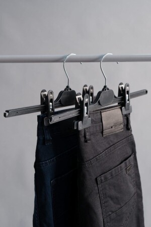 10 Stück Kunststoff-Aufhänger für Hosen und Röcke, PLSM-Aufhänger - 4