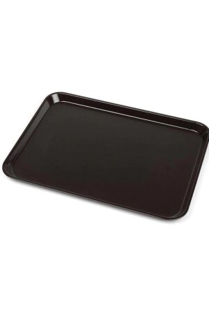 10 Stück mittelgroßes, unzerbrechliches Tablett, 44 x 32 cm, Buffet-Fast-Food-Tablett, unzerbrechliches, rutschfestes, äußerst stabiles Tablett abn-08-01-22-04 - 1