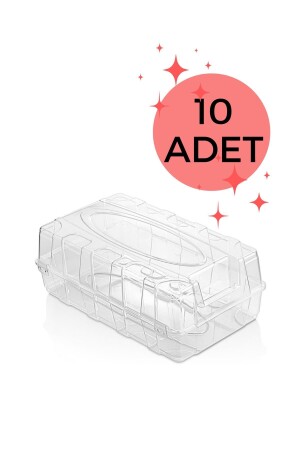 10 Stück transparente Herren-Schuhbox – transparenter Schuh-Organizer - 2