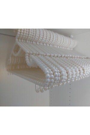 10-teiliger Kleiderbügel mit Perlenmuster, rutschfest, für Kleider, Hosen, Kleiderbügel, Hanger01 - 5