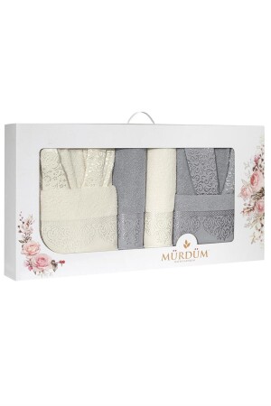 10-teiliges Bademantel-Set mit Jacquard-Muster. Mitgift-Set - 4