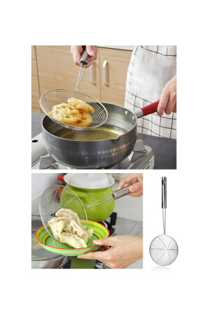 10-teiliges Meal Prep Praktisches Küchensieb, Reibe, Zange, Knoblauchschäler-Set, Set T09049836 - 3