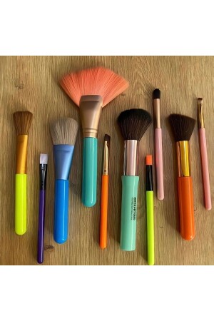 10-teiliges Regenbogen-Make-up-Set für Damen - 3