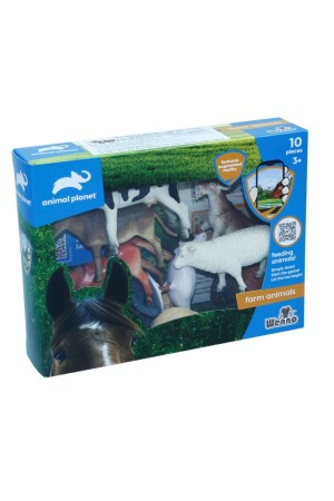 10-teiliges Tierset in Box - Farm Animals activeshopD5804a - 1