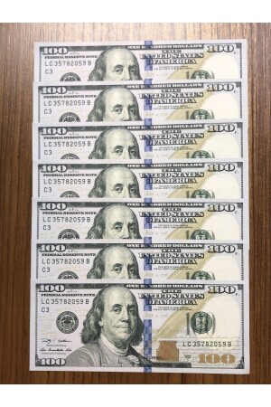 (منز) - دولار مزيف صناعي 100 بيكس 100 دولار للاستمتاع بالزفاف - Axe Tools