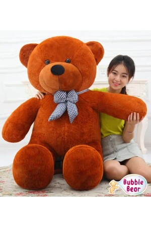 100-120 Cm Papyonlu Peluş Ayıcık - Bubblebear