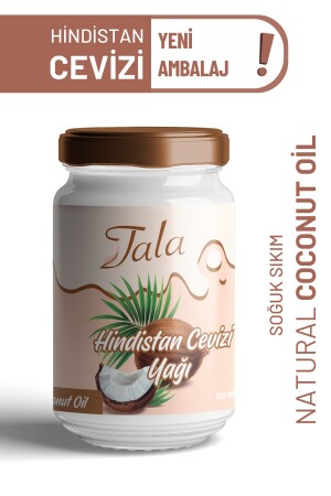 زيت جوز الهند العضوي من النفط الطبيعي 100% مطبخ بارد 150 مل - Tala