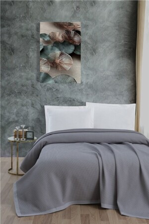 مكنسة مكيفة من الطاقة، 100٪ مكنسة عسل القطن، مكنسة دورتمفسم واحدة 170x240 رمادية M00391615 - Mulberry