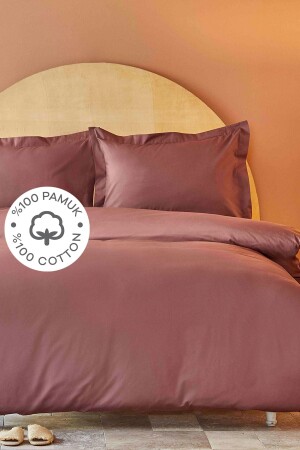 (منز) - عودة إلى (سارابي) الأساسية (100٪ القطن) - غطاء غطاء واحد (مجموعة 200) - 18. 01. 0057 - Karaca Home