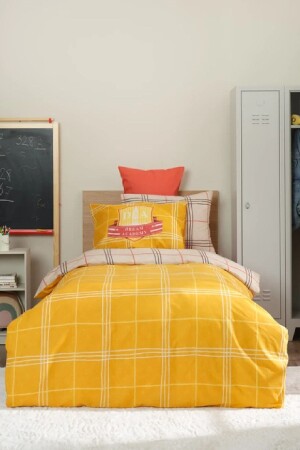 م.ن.ز-يوغ بي.ت.س أكاديمية صفراء 100% القطن الواحد غطاء غطاء 200 مجموعة 21. 01. 0392 - Karaca Home