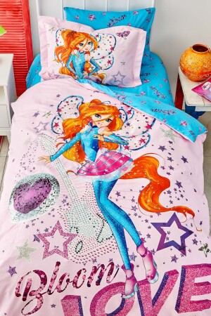من قبل كراكة بيت الزهور منفردة 100% قطن غطاء غطاء مجموعة 203. 02. 01. 0002 - Winx