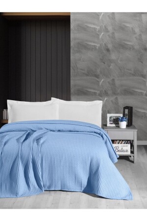 مكنونة (منز) - غطاء خياط - 100% القطن - حافة سميكة - ناعمة - مزدوجة 220*240 - Mulberry