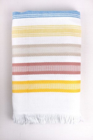 الشاطئ و المياه المنزلية من القطن 100٪ 75x150 سم 8658 V1 Peshtemal75x154 - Taka Fabrics