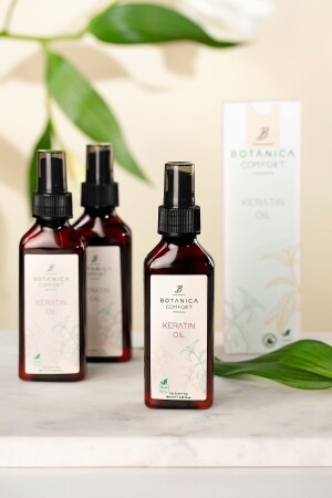 زيت العناية بالمنز- كيراتين للشعر المُتضرر بشكل مفرط 100 مل 8682009368026 - Botanica Comfort