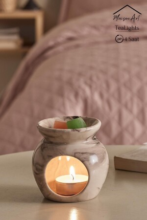 100 Adet Buhurdanlık Mumu 4 Saat Yanan Tea Light Mum Dekoratif Mumluk Mumu - 5