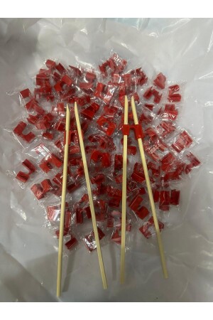 100 Adet Chopstick Öğretici Tutma Aparatı L50 - 4