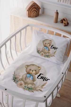 100 % Baumwollsatin Mother Yani Kinderbett-Bettbezug-Set Teddybär LLBANY12 - 2