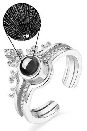 (مـنـز) - أحبك بـ100 لغة (ستيل كين كـراون) - (مـنـز) - (مـنـز) - (مـنـز - Takı Dükkanı