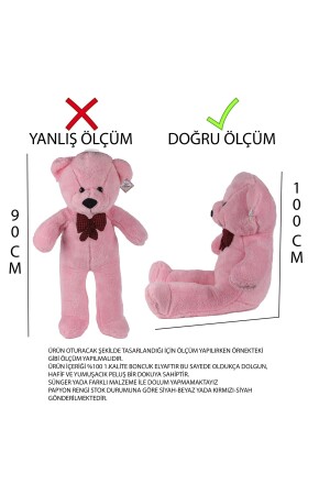 100 Cm Büyük Peluş Ayıcık Yerli Üretim - 8