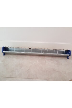 100 Cm Güvercin Civciv Metal Galvaniz Yemlik - 1