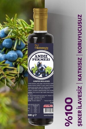 %100 Doğal Andız Pekmezi 680 gr Koruyucusuz Katkısız Andız (Ardıç) Pekmezi - Bizimhekim