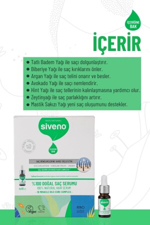 % 100 Doğal Bitkisel Yıpranmış Saçlar Ve Dökülen Saçlara Özel Onarıcı Bakım Serumu 4x10 ml - 4