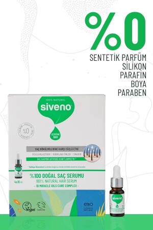 % 100 Doğal Bitkisel Yıpranmış Saçlar Ve Dökülen Saçlara Özel Onarıcı Bakım Serumu 4x10 ml - 5