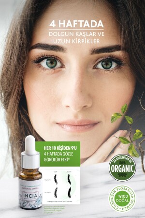 %100 Doğal Kaş Ve Kirpik Güçlendirici Serum Bitkisel Yoğunlaştırıcı Yoğun Bakım Yağı Vegan 10 ml - 8