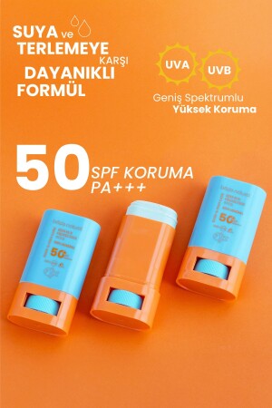 %100 Doğal Ve Mineral Filtreli 50 Spf Yüksek Korumalı Çocuk Güneş Koruyucu Stick - 3