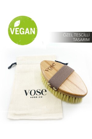 %100 Doğal Vegan Selülit Fırçası (Kaktüs Kılı) vose059 - 2