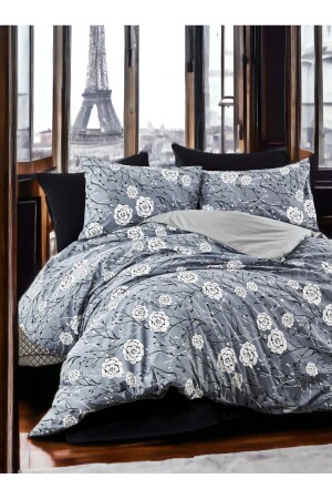 مجموعة غطاء ملابس مزدوجة من القطن 100% من القطن خاصة مع MNZ-Akfil Ranforce (مع 4 غطاءات) - 3085 137 - MAJESTE