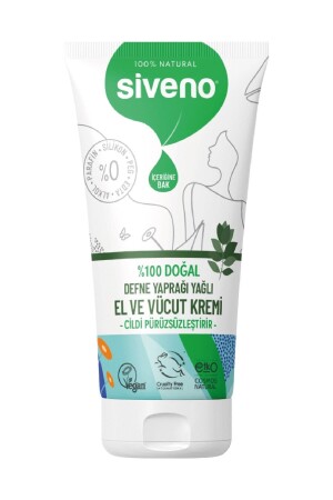 100 % natürliche Hand- und Körpercreme, Lorbeer, glättend, beruhigend, reparierend, feuchtigkeitsspendend, vegan, 50 ml - 4