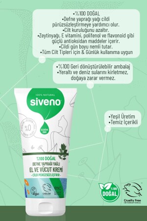 100 % natürliche Hand- und Körpercreme, Lorbeer, glättend, beruhigend, reparierend, feuchtigkeitsspendend, vegan, 50 ml - 8