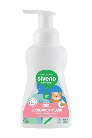 100 % natürliches Olivenöl, Kastilien-Schaumseife für Kinder, intensiv feuchtigkeitsspendend, reinigend, pflanzlich, vegan, 250 ml - 4