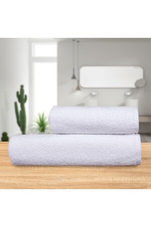 %100 Pamuk 2 Adet Set Otel Spa Banyo Ve El-yüz Ve Saç Havlusu Ultra Yumuşak Çeyizlik bys05 - HOME MOD STORE