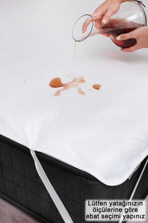 %100 Pamuk Lastikli Su Geçirmez Sıvı Geçirmez Yatak Koruyucu Yatak Alezi PMKLSTKLALZ - GÜLCÜ TEKSTİL