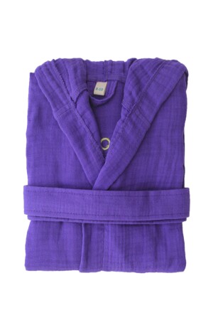 %100 Pamuk Müslin Çocuk Bornoz BATHROBE123 - mousseline