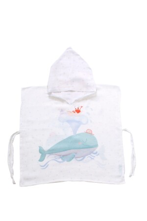 MNZ-100% القطن المسلين الأطفال بونشو الأطفال - Casadora Baby