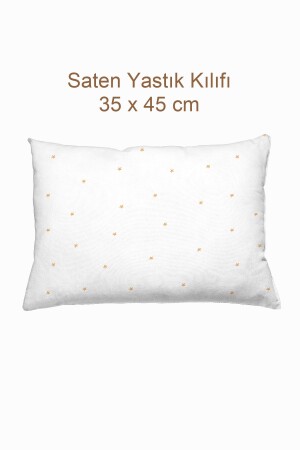 100% Pamuk Saten Bebek Yastık Kılıfı - 35x45 Cm - 2